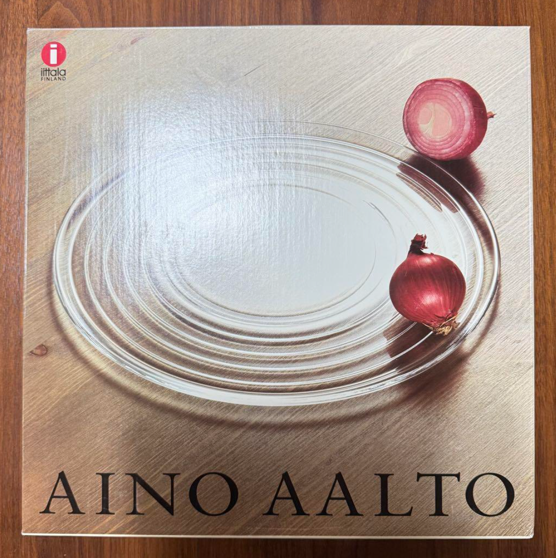 イッタラ アイノ・アアルト プレート 28cm グレー 2枚