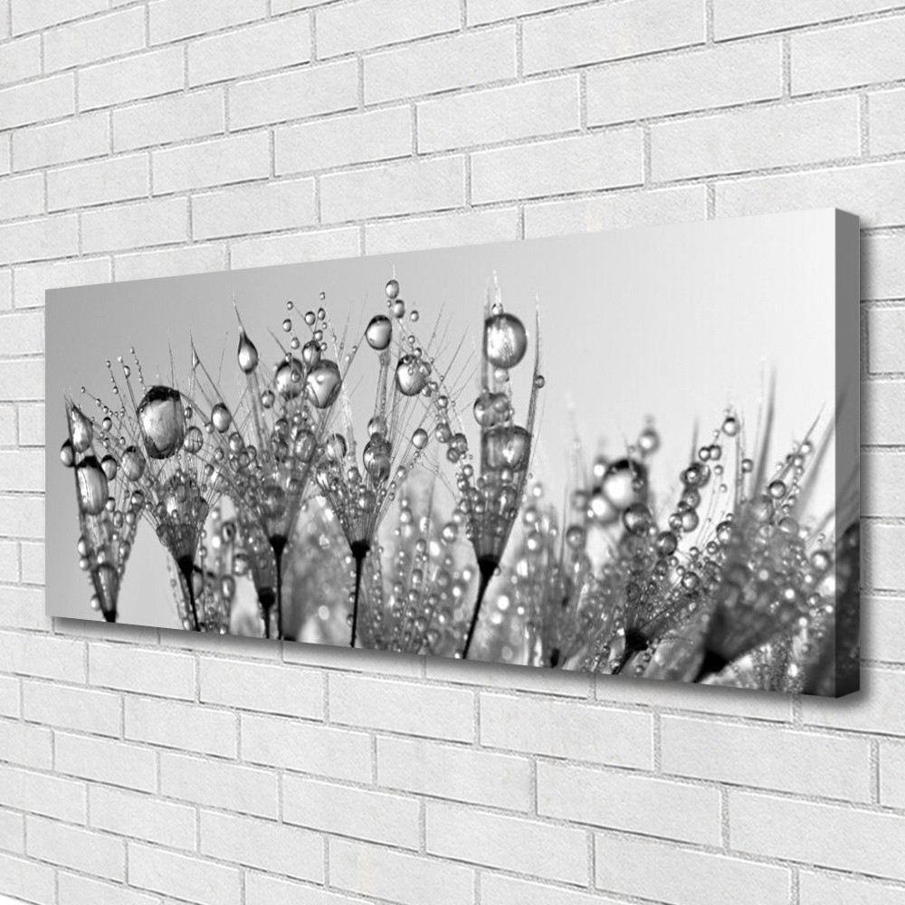 Tableau Floral Abstrait 125x50 Impression sur Toile pour Rénover votre Déco Salon