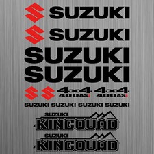 Adesivo SUZUKI KINGQUAD 400 ASi LT-A400 quad ATV 14 pezzi