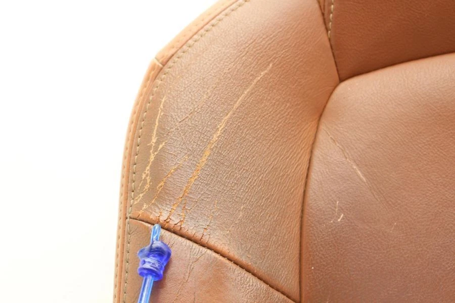 Коричневое левое переднее ручное кожаное сиденье водителя для Mazda Mx-5 Miata NC 2006-2007 годов выпуска - Изображение 2 из 4