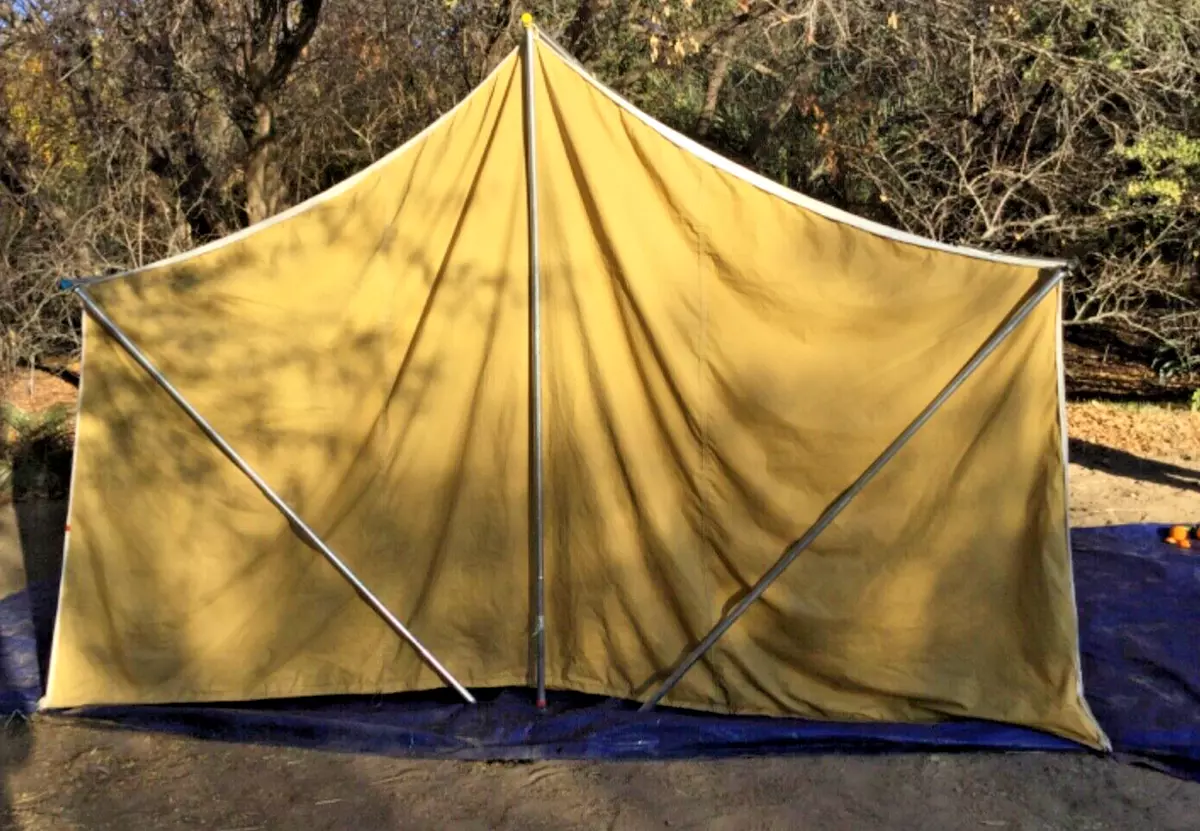Vintage Coleman Family Canvas Vagabond Wall Tent 8x 11 BEST PRICE ON EBAY