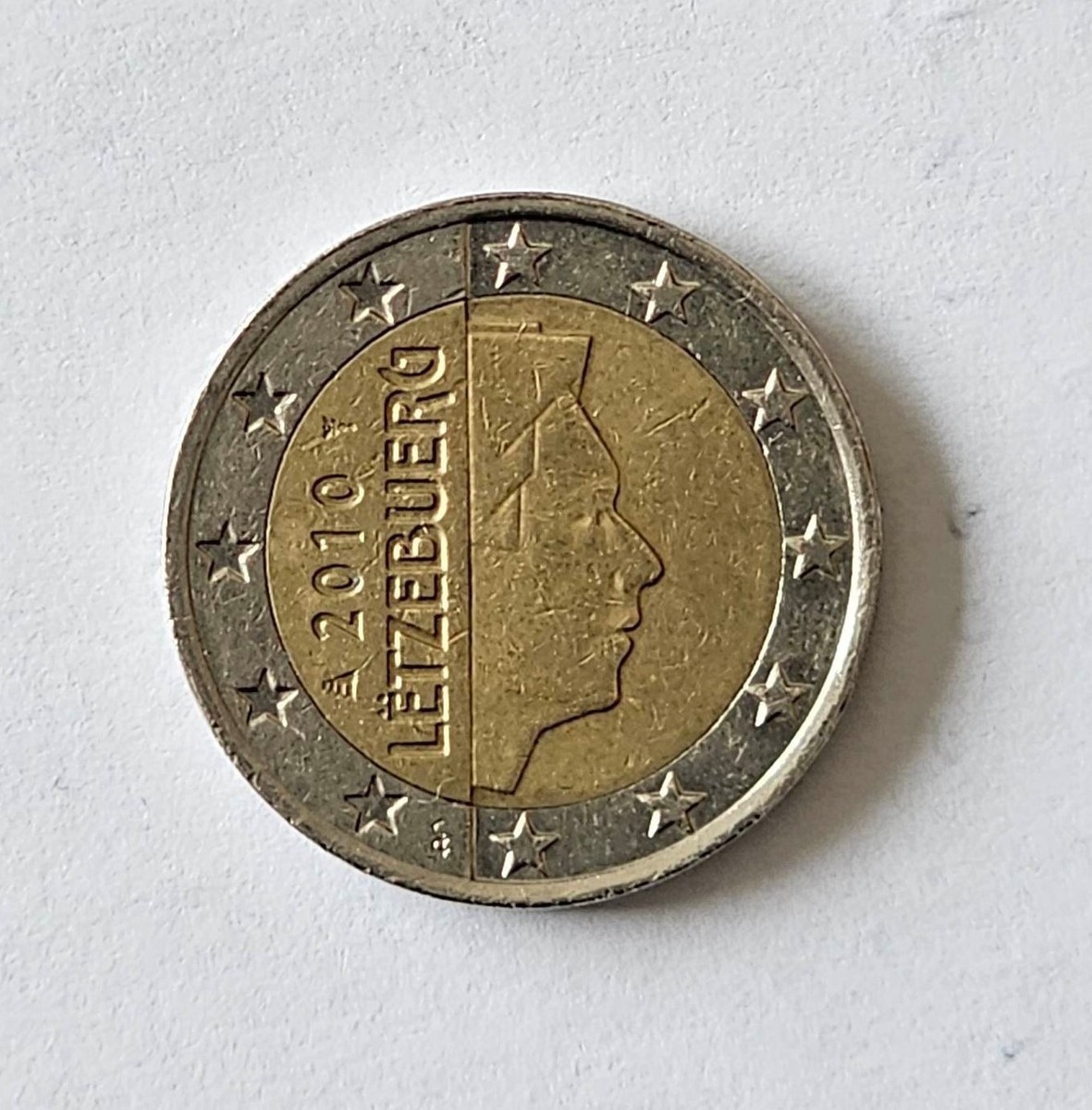 2 euro coin 2010 Letzebuerg/Luxembourg 2 euros 2010 - The Grand