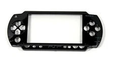 Black Faceplate Front Cover Case for PSP 1001 PSP 1000 Replacement Shell