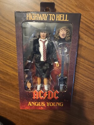 2022 NECA ACDC Angus Young Highway To Hell Action Figure NIB 