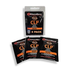 KleenBore® Mil-Spec CLP™ Wipes, individually packaged, choice 6-pack or 50-pack