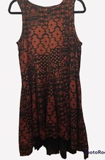 Urban Outfitters Ecote Red & Black High/Low Baby Doll Dress~Size L