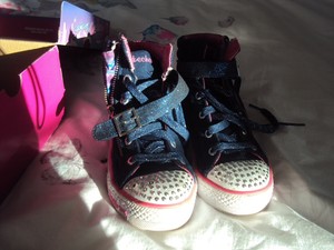 skechers twinkle toes high tops uk