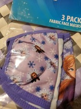 Disney Frozen and Mix Child Cloth Face Mask Reusable 3pk Lot