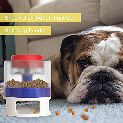 MAGVIILA Dog Slow Feeder Interactive Food Puzzle Training Toys Food Dispenser