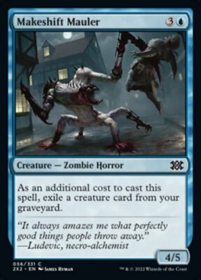 MTG HELESHIFT MAULER FOIL EXC - IMPROVISIERTER SCHLÄGER 56 - 2X2 - MAGIC
