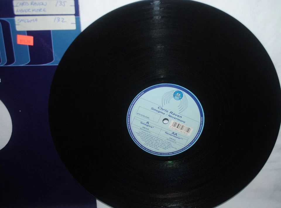 Chris Raven, SMEGMA / NEVERMORE, 12" single record, BELGIUM, EX+ Foto 2 de 2