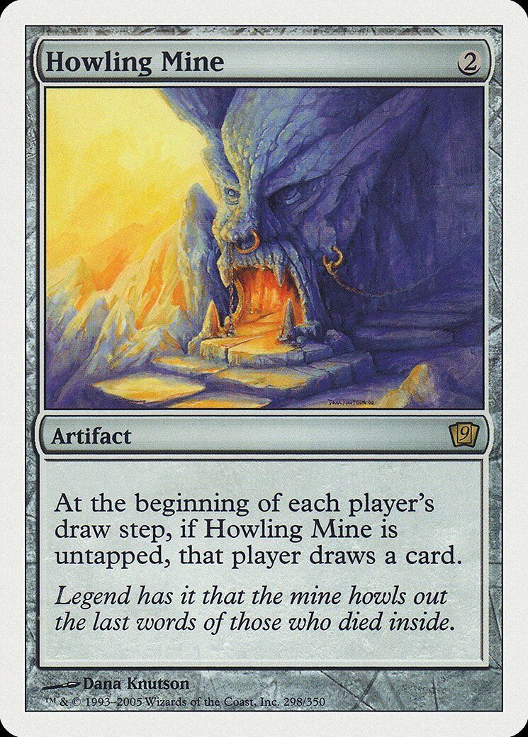 Howling Mine 1x FOIL MTG 9th Ninth Edition Rare MINT artifact Howling Mine 1x FOIL MTG 9th Ninth Edition Rare MINT artifact