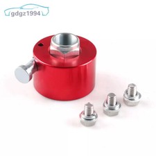 Universal Car 3 Hole Steering Wheel Quick Release Hub Adapter Snap Aluminum Red Universal Car 3 Hole Steering Wheel Quick Release Hub Adapter Snap Aluminum Red