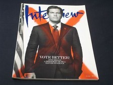 2008 NOVEMBER INTERVIEW MAGAZINE - JOSH BROLIN FRONT COVER - H 7621