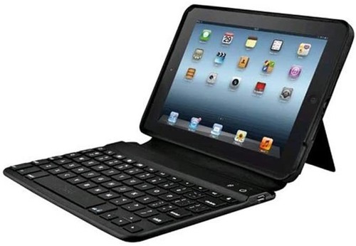Zagg Folio Ellipsis 7 Bluetooth Protective Keyboard Case Tab Stand, Black - Picture 2 of 9