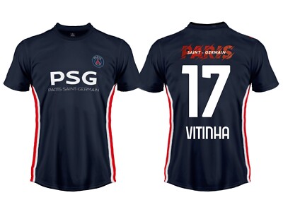 Vitinha PSG Official 2025 Adult Child Paris Saint Germain 17 Jersey