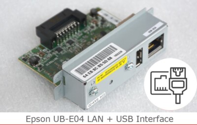 NETZWERKKARTE USB EPSON UB-E04 TM-U220B TM-T88III TM-T88IV TM-T88V T70 T90 E04