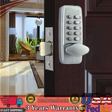 Mechanical Door Lock Keyless Entry Digital Code Keypad Security Combination