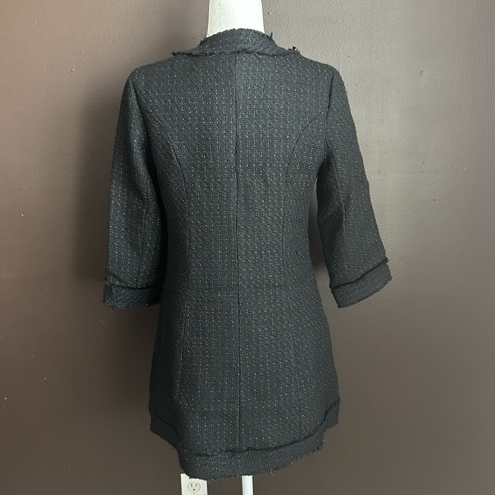 Luii size Small Button Front Designer Jacket Coat… - image 4