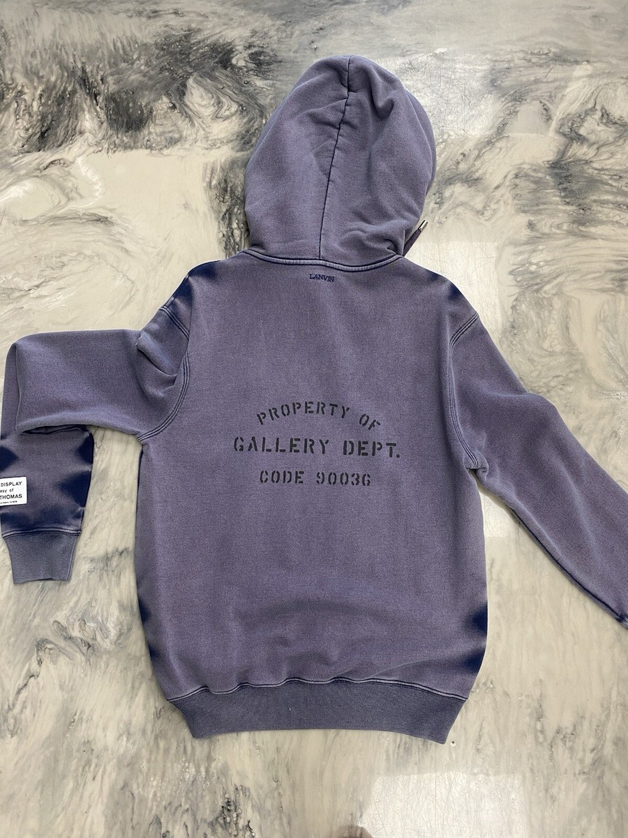 【最安値】GALLERY DEPT × LANVIN インサイドアウトパーカー 最安値】GALLERY DEPT × LANVIN インサイドアウトパーカー