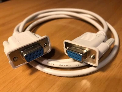 Cavo Seriale Null Modem RS-232, Femmina DB9 - Femmina DB9 (straight cable)