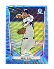 2014 Bowman Chrome John Richy Blue Wave Refractor Los Angeles Dodgers #CDP98
