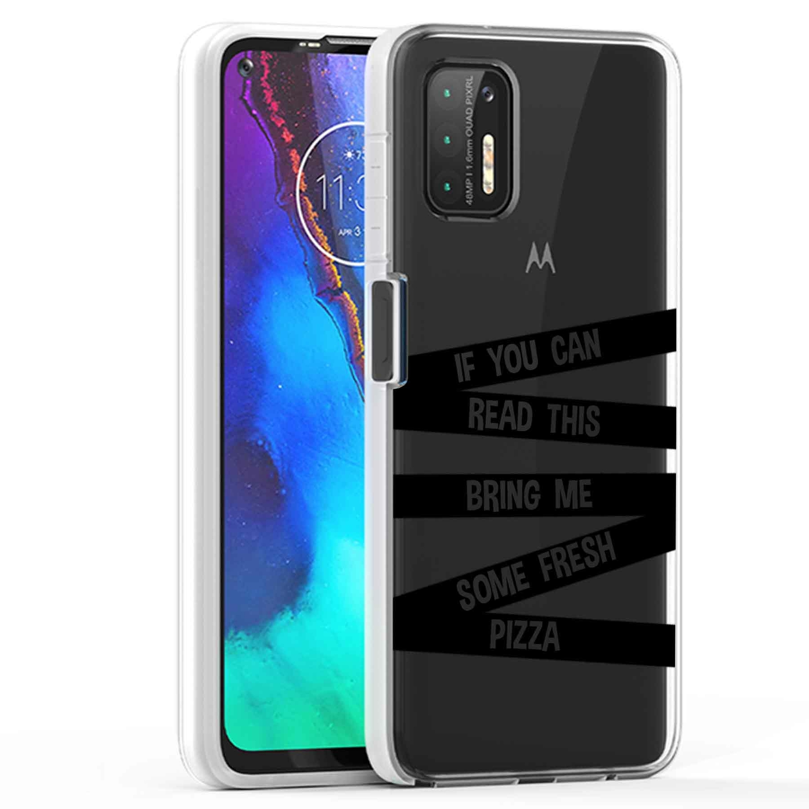 Phone Case Cover for Motorola Moto G Stylus 2021,Bring Fresh Pizza Print, USA