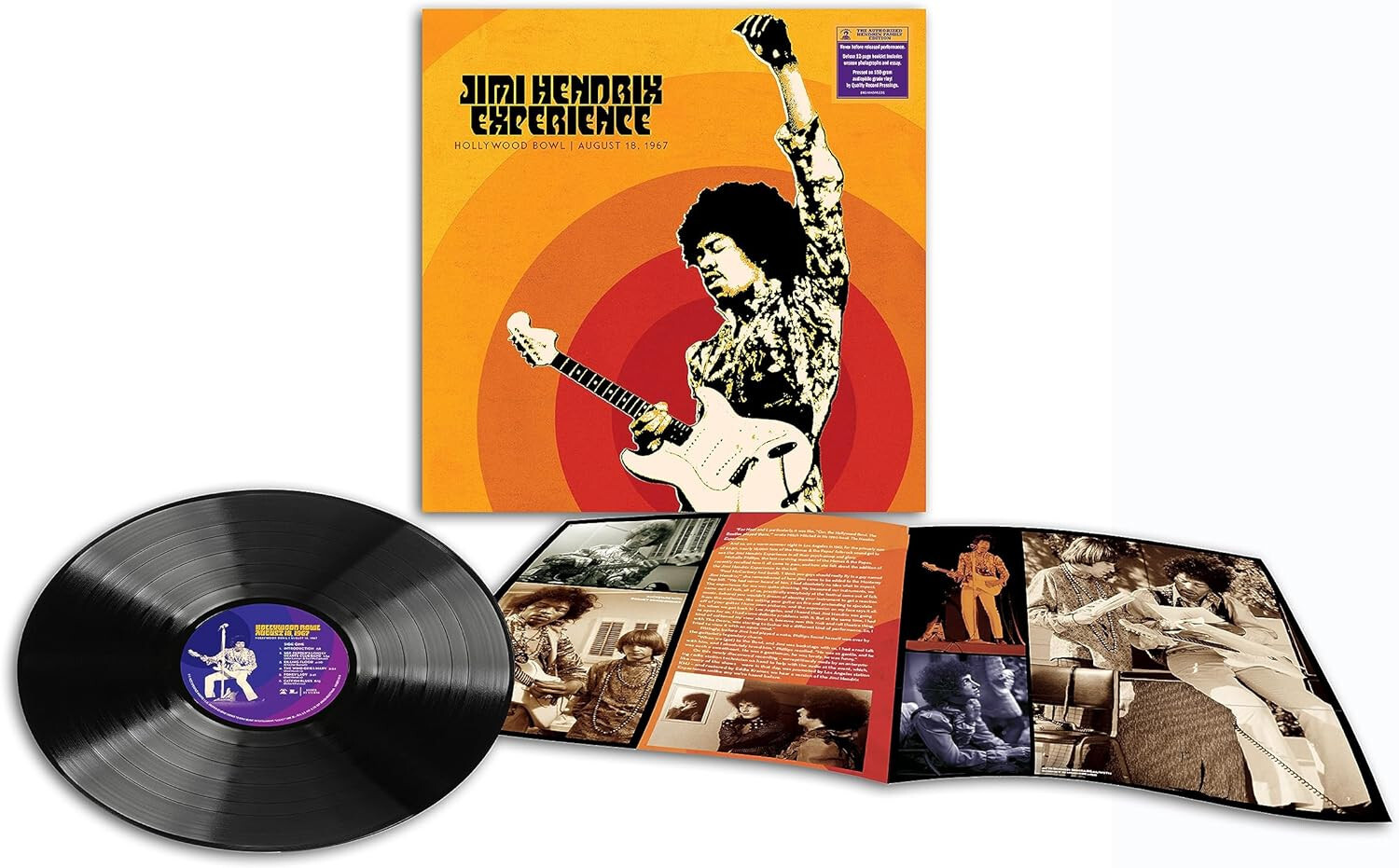 Jimi Hendrix Experience Live At The Hollywood Bowl August 18, 1967 Vinyl LP