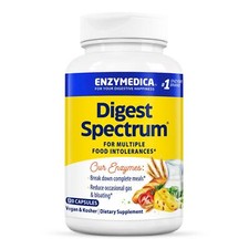 Enzymedica Digest Spectrum 120 Capsules, Boosts Energy, Digestive Support