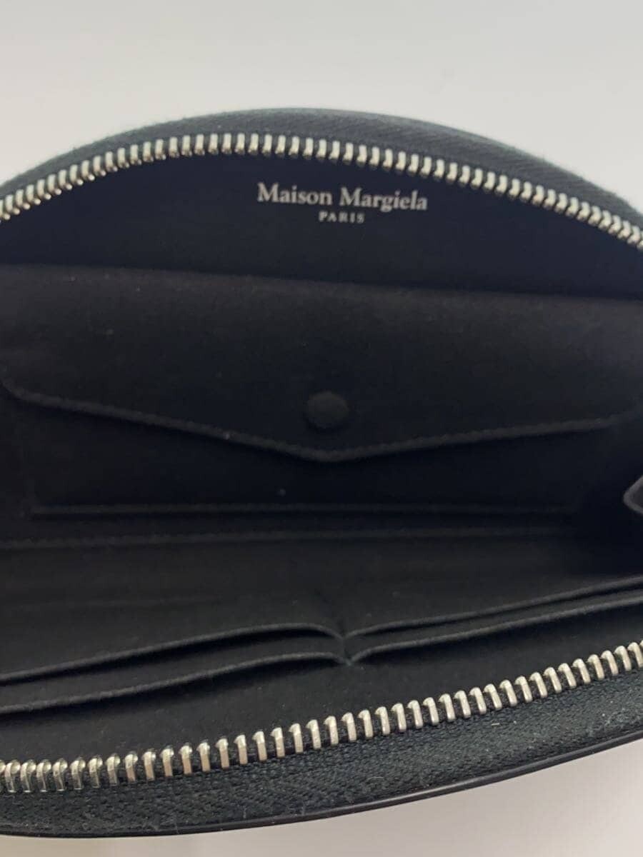 Maison Margiela Leather HALF MOON PORCH Small Clutch Bag Black