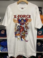 Vintage 1991 Marvel X-Force X-Men T-Shirt Adult Size Large Single Stitch