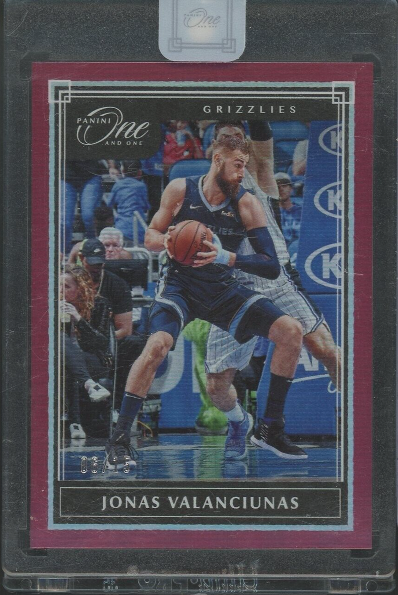 2019-20 Panini One And One Jonas Valanciunas Red 6/15 #80 Sealed