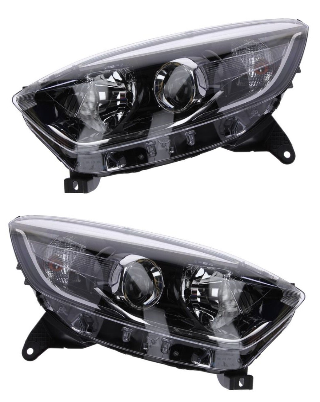 Phare avant gauche et droit électrique pour Renault Captur I (2013-2017) avec moteur