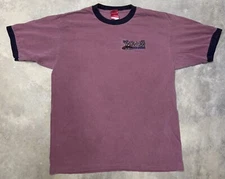 VTG 2005 35th Annual Eldora World 100 Dirt Late Model Race Ringer Tee - Large