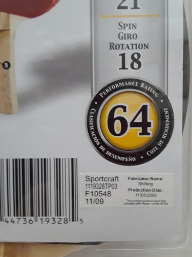 NIB BRAND NEW! SPORTCRAFT CONTENDER Table Tennis PING PONG Paddle Series 64 - Picture 7 of 8