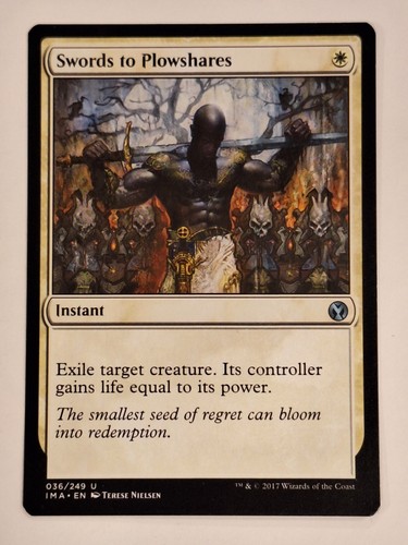 MTG Swords To Plowshares Signed Kaja Foglio Artist Proof Italian