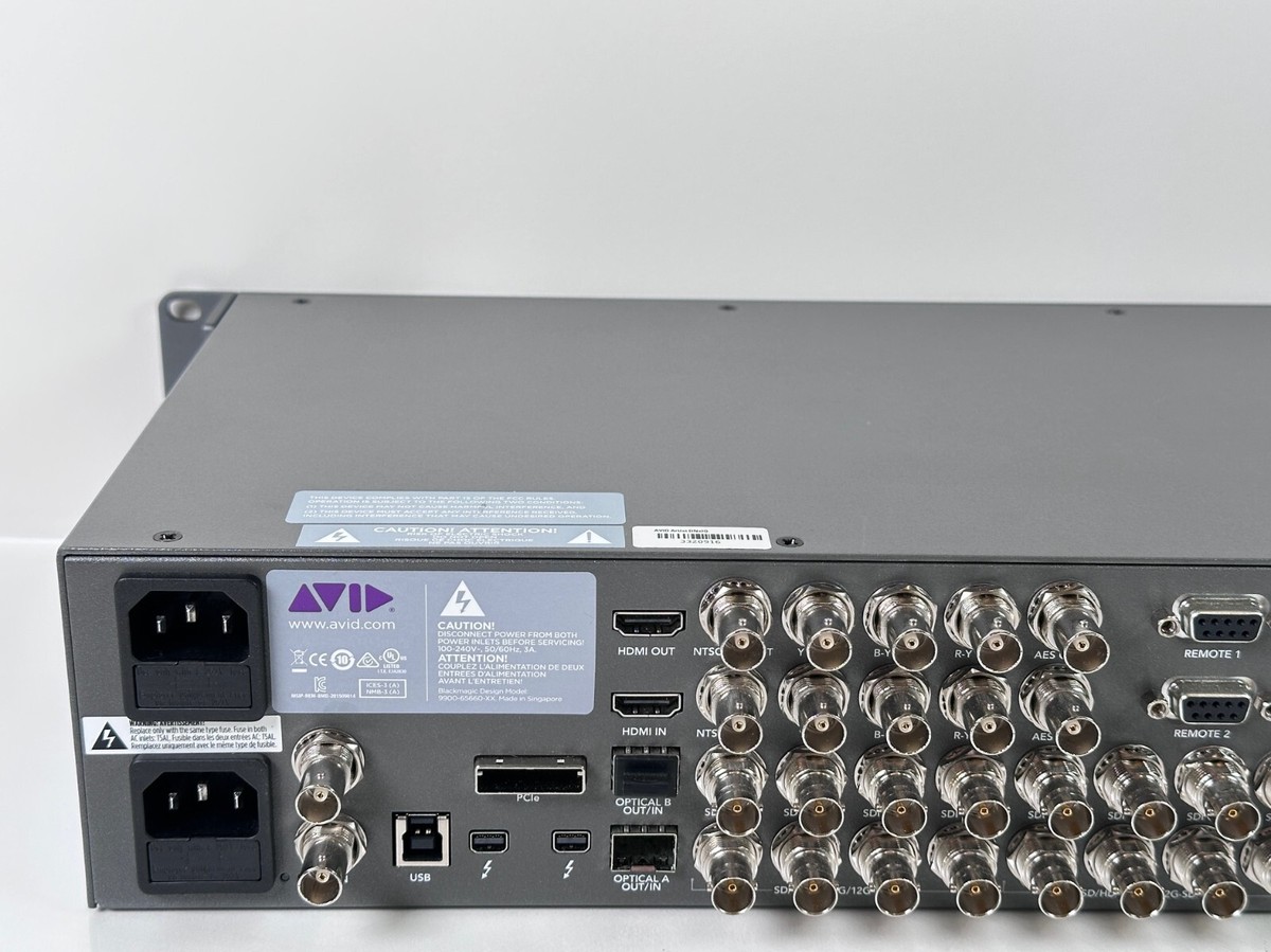 Blackmagic Design Avid Artist DNxIO Professional Video I/O Blackmagic Design Avid Artist DNxIO Professional Video I/O