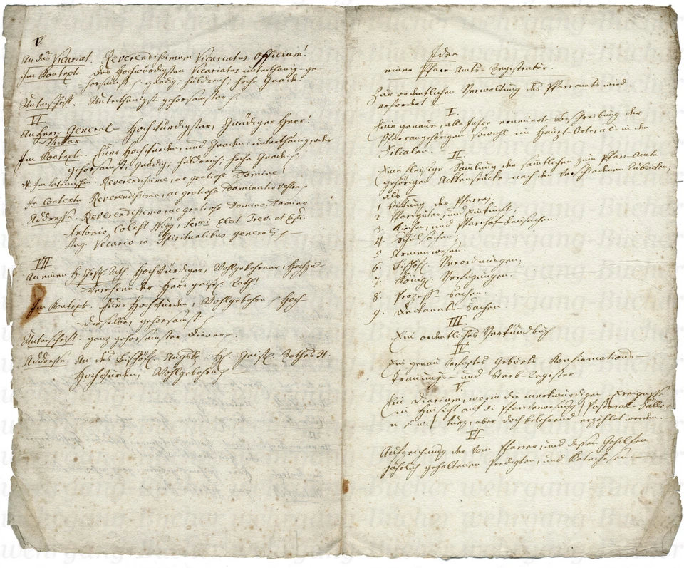 Handschriftliches Kanzlei-Merkblatt, Anreden und Adressen um 1810 - Bild 2 von 3