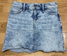 Girl's Abercrombie Stonewashed Jean Skirt Size 7-8 EUC