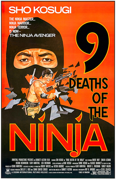 9 Deaths Of The Ninja - 1985 - Poster | eBay