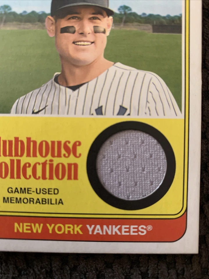 2023 TOPPS HERITAGE ANTHONY RIZZO CLUBHOUSE COLLECTION RELIC CARD No.CCR-AR GEM - Image 2 of 4