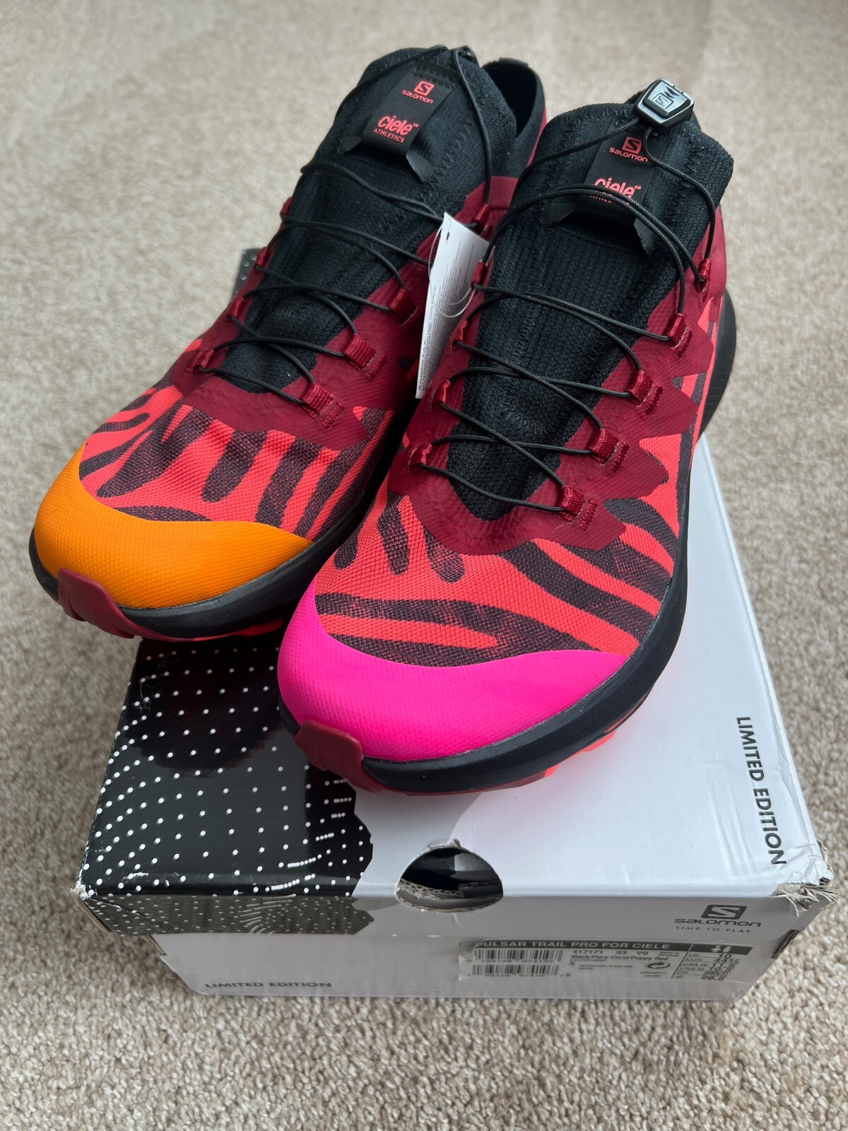 Scarpe da trail running Salomon Pulsar Trail Pro per Ciele Uomo taglia US 10 5