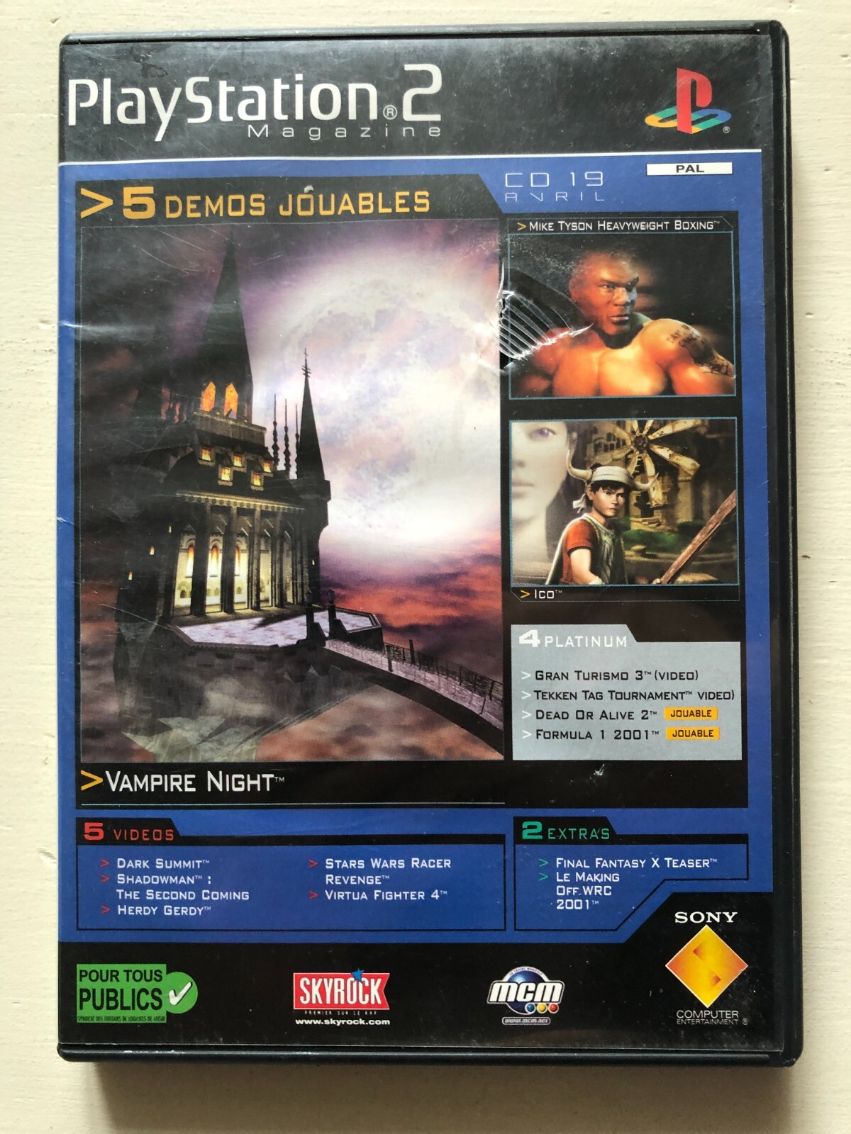 DEMO  CD 19 vampire night / PS2