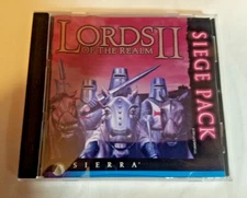 Lords of the Realm II: Siege Expansion Pack (PC, 1996) - Game and Inserts only
