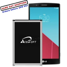 High Capacity AceSoft 6620mAh Rechargeable Battery For U.S. Cellular LG G4 US991