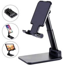 Adjustable Phone Tablet Desktop Stand Desk Holder Mount Cradle For iPhone iPad