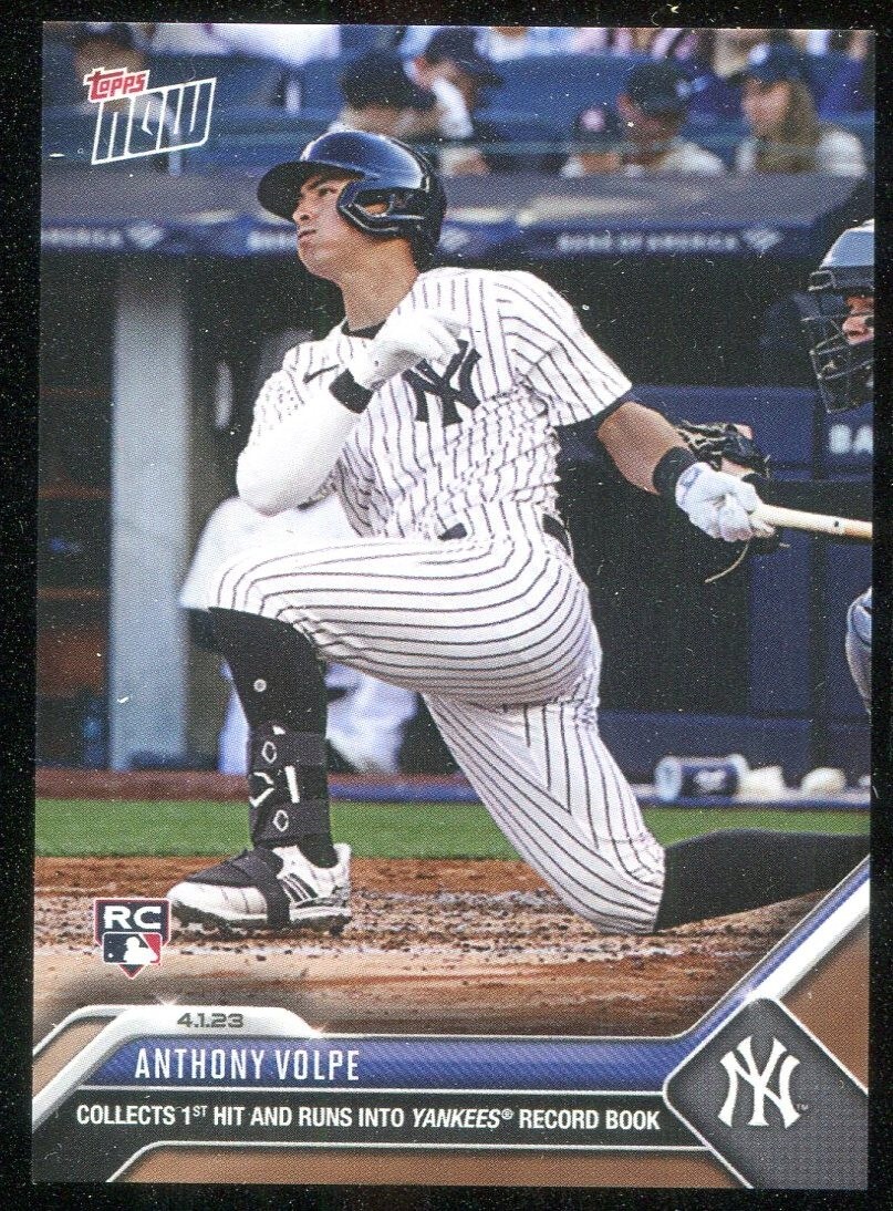 2023 Topps Now #22 Opening Day Anthony Volpe Yankees