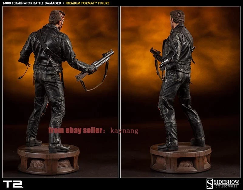 Estatua de segunda mano Sideshow Collectibles 300109 The Terminator escala 1/4 T-800 Foto 3 de 4