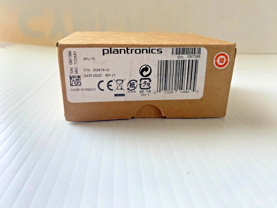 Plantronics EHS APU-75 Electronic Hook Switch Adapter 20267801 NEW - Image 3 of 3
