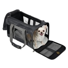 Sherpa Original Deluxe Travel Pet Carrier Airline Approved Medium Charcoal Gray